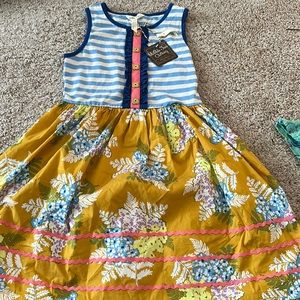 Matilda Jane fun Print sundress.  NWT.  Beautiful details